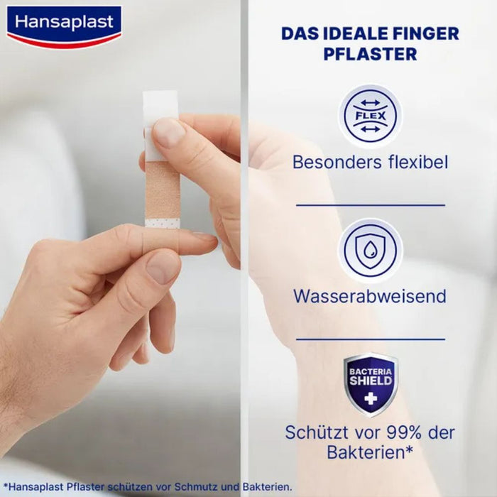 HANSAPLAST ELASTIC Fingerstrips, 16 pcs. Patch