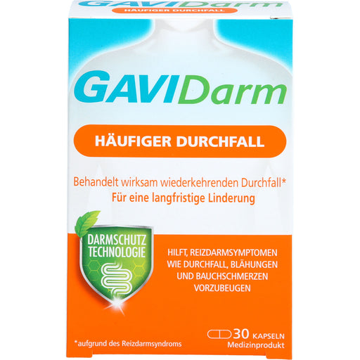 GAVIDarm Häufiger Durchfall Kapseln bei wiederkehrenden Darmbeschwerden, 30 St. Kapseln