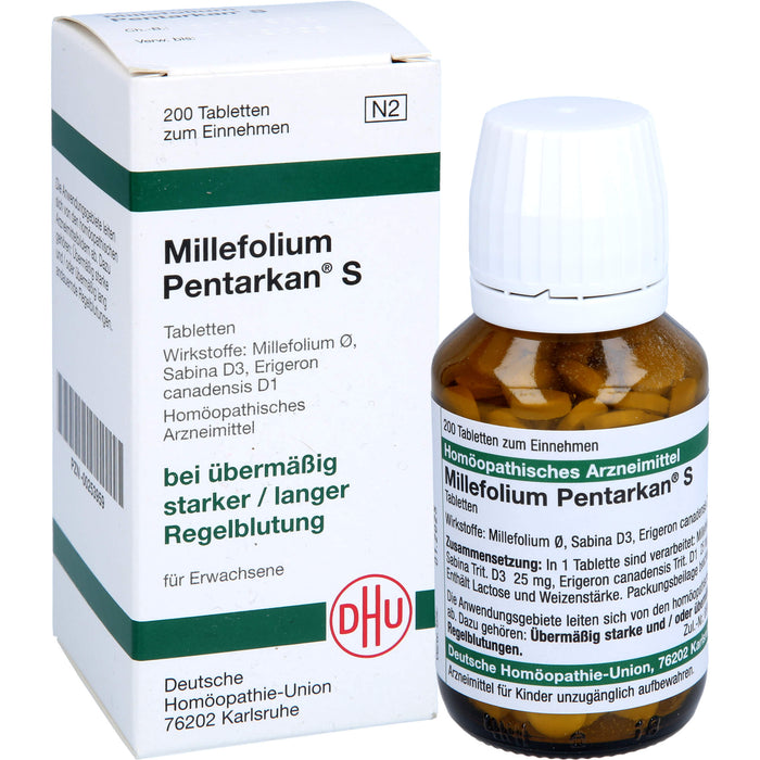 Millefolium Pentarkan  S Tabletten, 200 pcs. Tablets