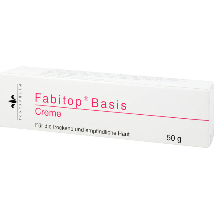 Fabitop Basis Creme für die trockene und empfindliche Haut, 50 g Creme