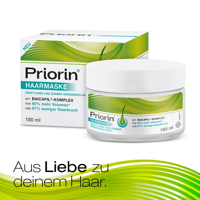 Priorin Haarmaske kraftloses und dünner werdendes Haar, 180 ml Masken