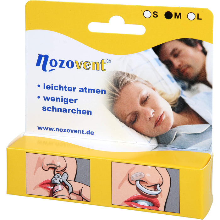 Nozovent Größe Medium Nasenklammer, 2 pc Dispositif