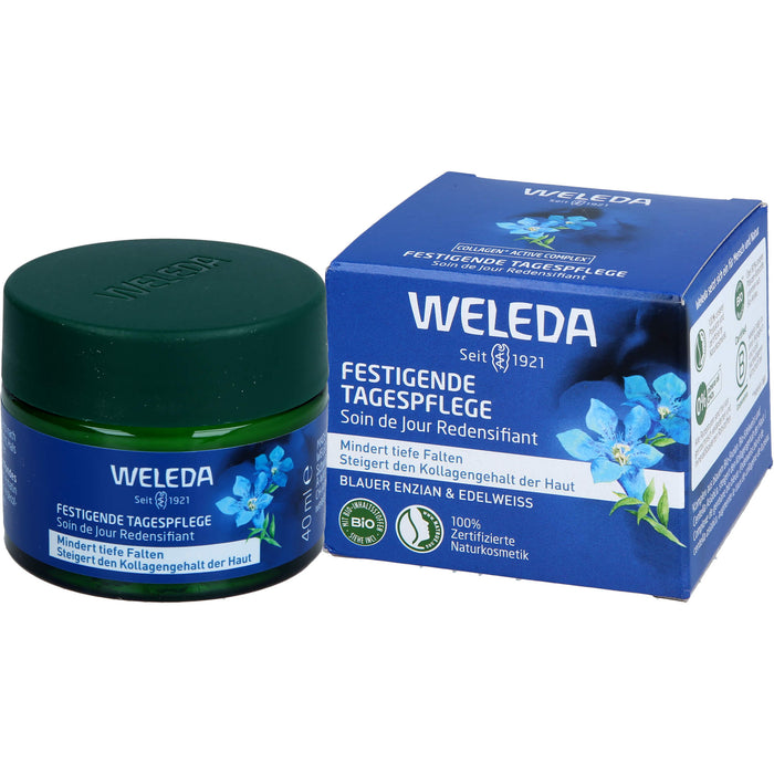 WELEDA festigende Tagespflege mindert tiefe Falten und steigert den Kollagengehalt der Haut, 40 ml Cream