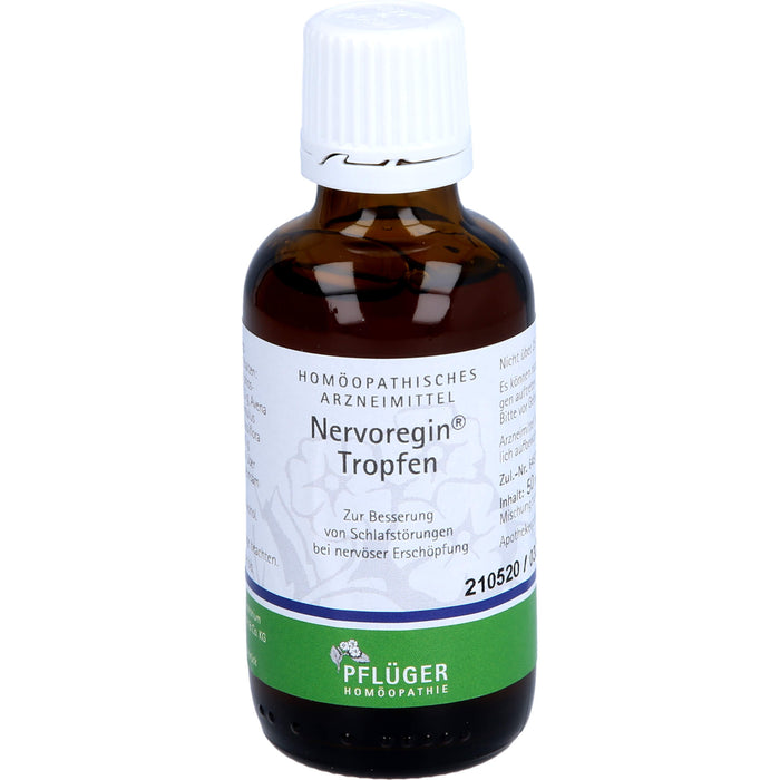 Nervoregin Tropfen  bei Schlafstörungen und Einschlafschwierigkeiten, 50 ml Solution