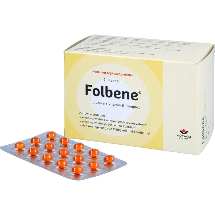 Folbene Kapseln bei Müdigkeit und Erschöpfung, 90 pcs. Capsules
