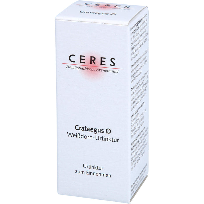 CERES Crataegus ø Urtinktur, 20 ml Solution