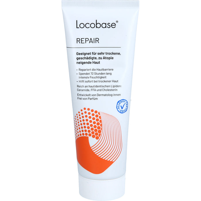 Locobase Repair Creme für sehr trockene, geschädigte, zu Atopie neigende Haut, 100 g Cream