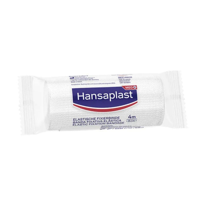 Hansaplast elastische Fixierbinde gekreppt 4 m x 8 cm, 1 St. Verband