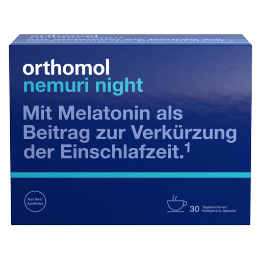 Orthomol Nemuri night (Heißgetränk-Granulat), 30 St. Tagesportionen