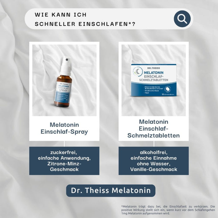 DR. THEISS Melatonin Einschlaf-Spray, 30 ml Spray
