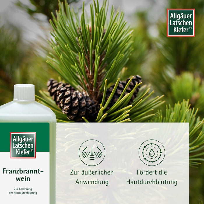 Allgäuer Latschenkiefer Franzbranntwein, 1000 ml Lösung