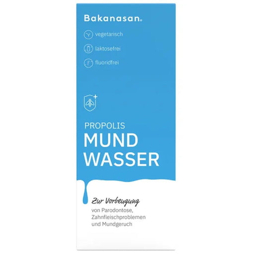 Bakanasan Propolis Mundwasser zur Vorbeugung von  Parodontose, Zahnfleischproblemen und Mundgeruch, 50 ml Lösung