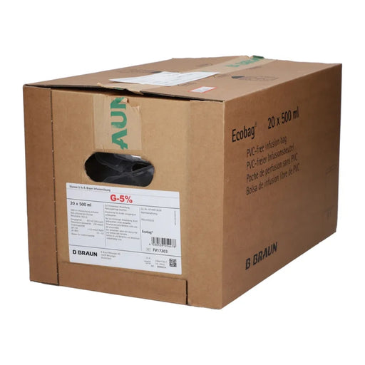 B. Braun Glucose 5% Ecobag, 10000 ml Lösung