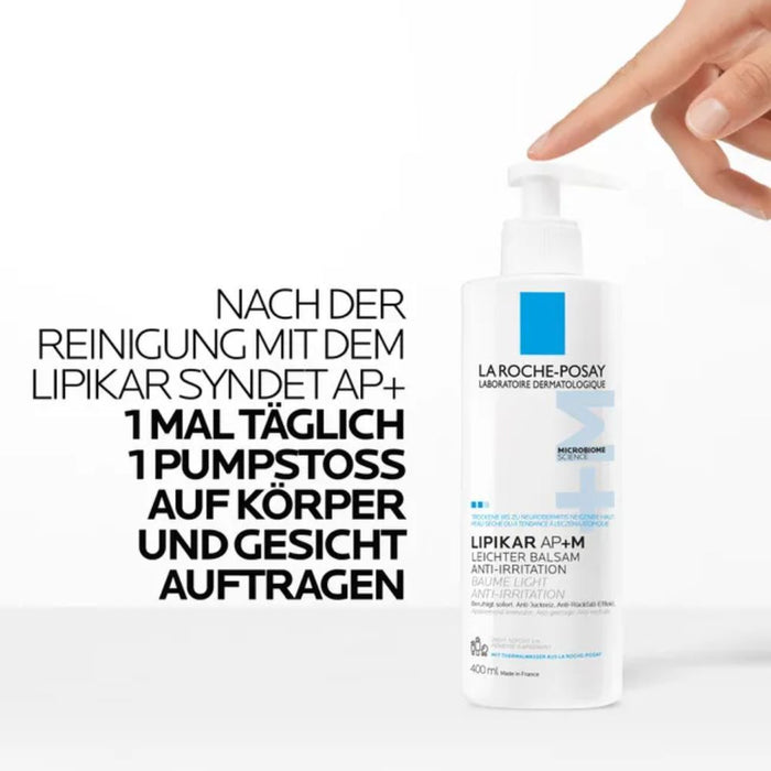 La Roche-Posay Lipikar AP+M leichter Balsam Anti Irritation, 400 ml Baume