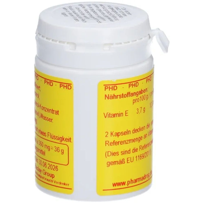 PHD Vitamin E Kapseln, 100 pcs. Capsules