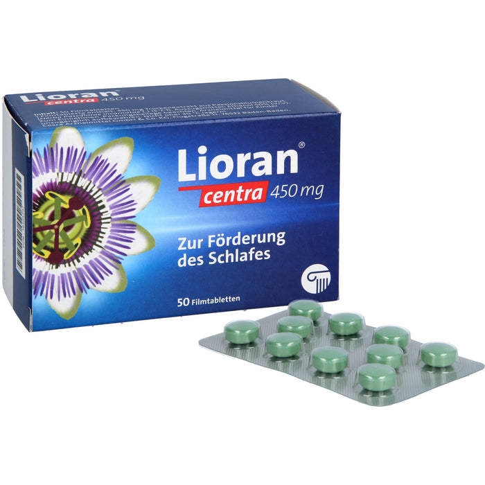 Lioran centra 450 mg Filmtabletten zur Förderung des Schlafes, 50 St. Tabletten
