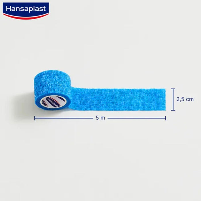Hansaplast Selbsthaft. Fingerverband blau 5mx2,5cm, 1 pc Pansement