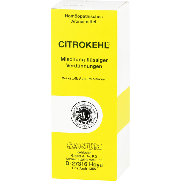 SANUM-KEHLBECK Citrokehl Mischung, 100 ml Solution