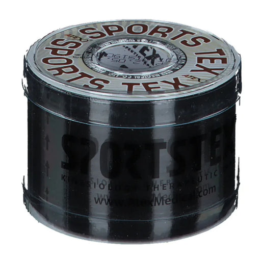 SPORTS-TEX Kinesiologie TAPE 5cmx5m Schwarz, 1 St. Pflaster