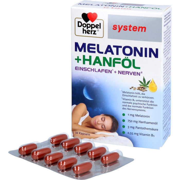 Doppelherz aktiv Melatonin Spray mit Minzgeschmack, 30 ml Solution