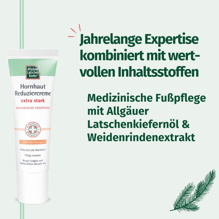 Allgäuer Latschenkiefer Hornhaut Reduziercreme extra stark, 30 ml Creme