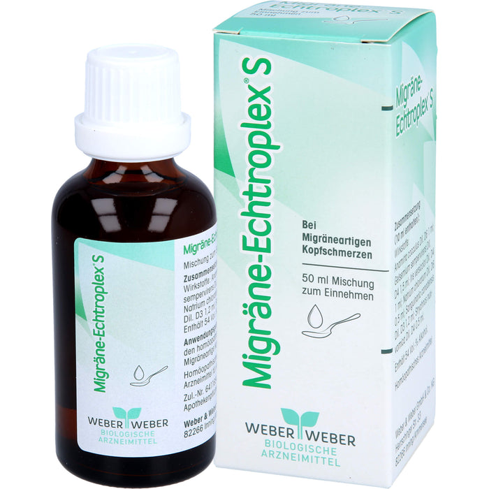 Migräne-Echtroplex S Mischung bei migräneartigen Kopfschmerzen, 50 ml Mélange