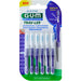 GUM TRAV-LER lila Kerze 1,2mm Interdental+6 Kappen, 5 St. Interdentalbürsten