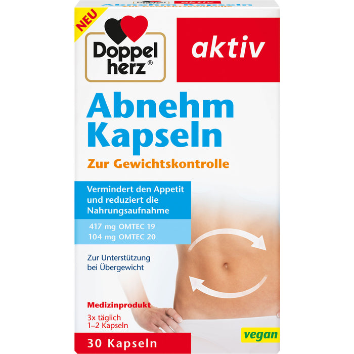 Doppelherz aktiv Abnehm Kapseln zur Gewichtskontrolle, 30 St. Kapseln