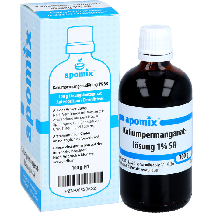 Kaliumpermanganat Loesung 1% SR, 100 ml Solution