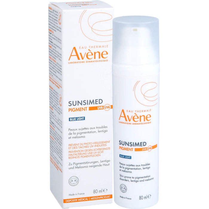 Avène Sunsimed Pigment LSF 50+ Eau Thermale zur Vorbeugung von lichtbedingten Pigmentflecken und Hautalterung, 80 ml Solution