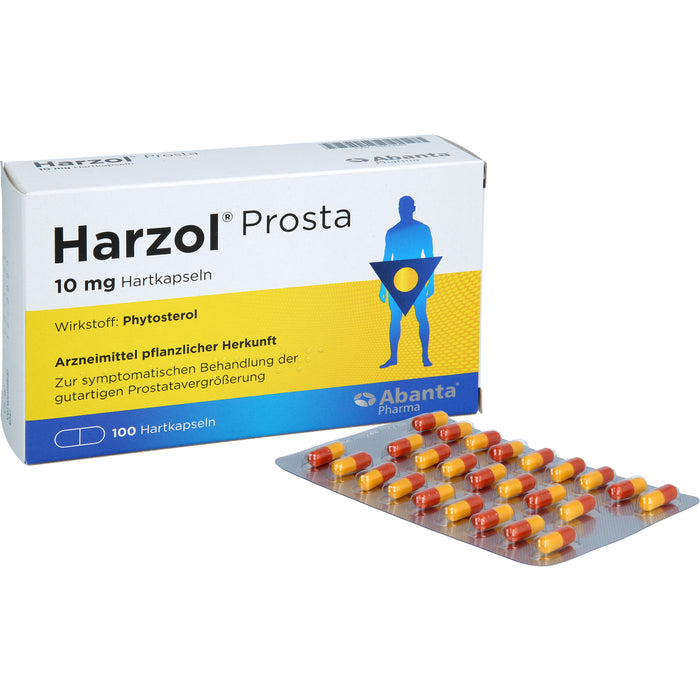 Harzol Prosta 10 mg Hartkapseln bei gutartiger Prostatavergrößerung, 100 pcs. Capsules