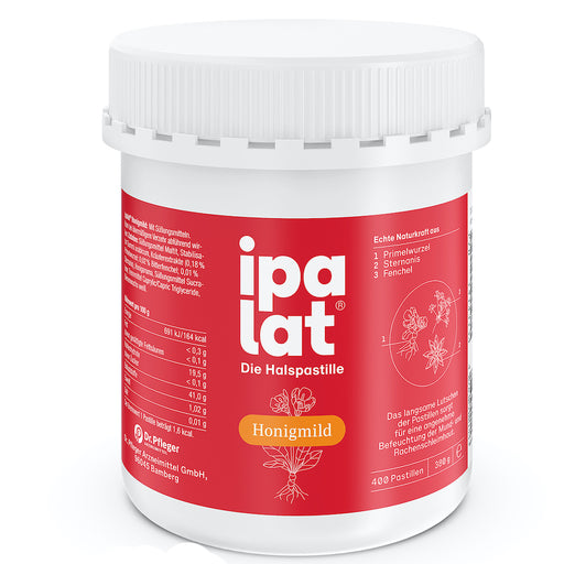 ipalat Die Halspastille Honigmild, 400 St. Pastillen