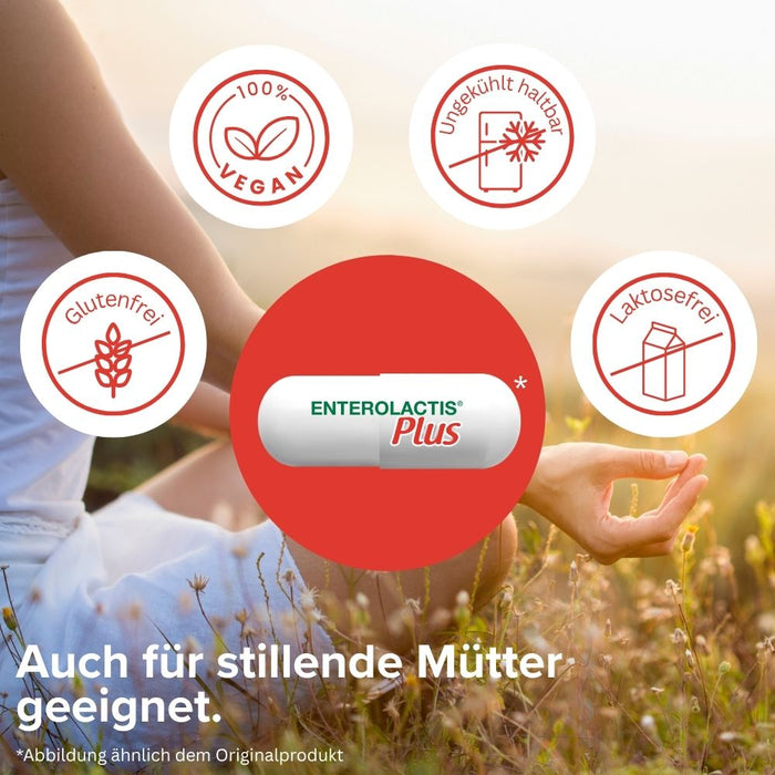 Enterolactis Duo - natürliche Versorgung der Darmflora und des Darmmikrobioms mit L. Casei DG & Inulin - laktosefrei & glutenfrei, 15 pcs. Capsules