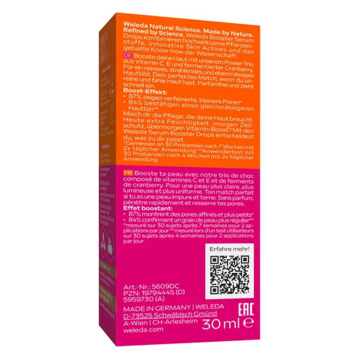 WELEDA Pore Refining Serum Drops reinere, glattere und strahlendere Haut, 30 ml Solution