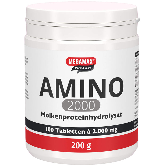 MEGAMAX Power & Sport Amino 2000 Tabletten, 100 St. Tabletten
