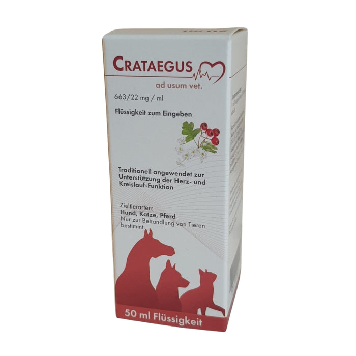 DHU Crataegus ad usum vet. Tropfen, 50 ml Lösung