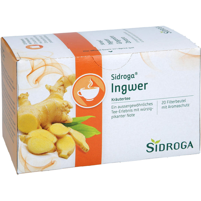 Sidroga Ingwer Kräutertee, 20 pc Sac filtrant