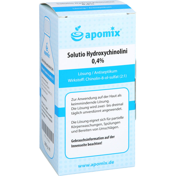 Apomix Solutio Hydroxychinolini 0,4 % Lösung, 200 ml Lösung