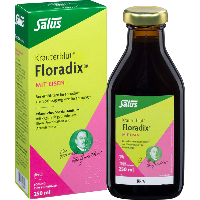 Floradix mit Eisen Lösung, 250 ml Solution