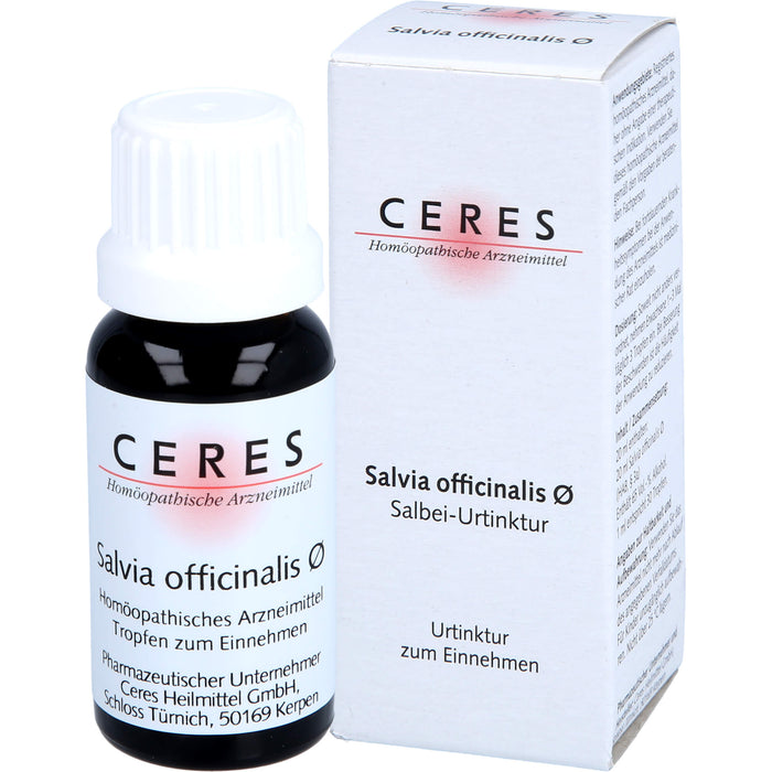 Ceres Salvia offic. Urtinktur, 20 ml Solution