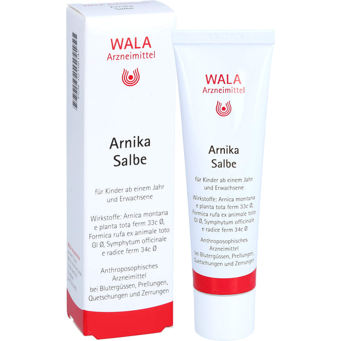 WALA Arnika Salbe bei Blutergüssen, Prellungen, Quetschungen und Prellungen, 30 g Onguent