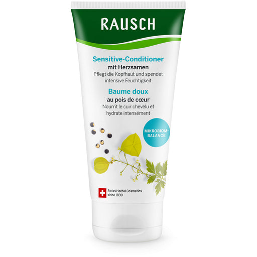 RAUSCH Sensitive-Conditioner mit Herzsamen pflegt die Kopfhaut, 150 ml Creme