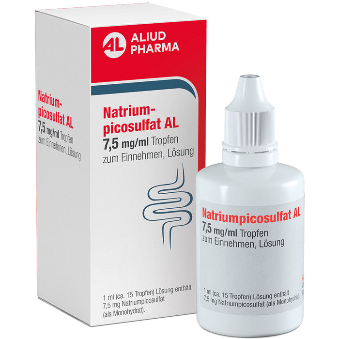 Natriumpicosulfat AL 7,5 mg / ml bei Verstopfung, 50 ml Solution