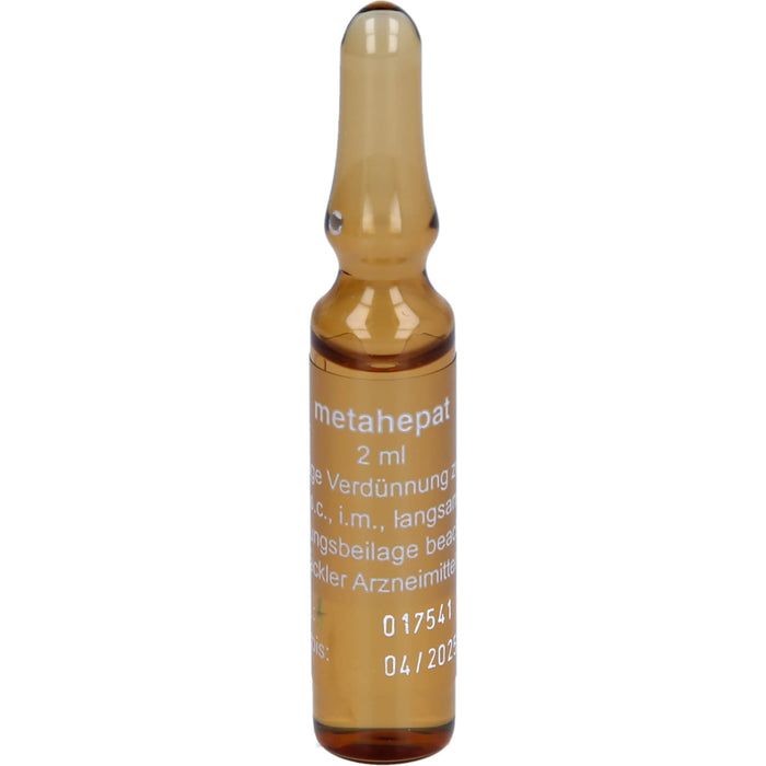 Metahepat flüssige Verdünnung bei Erkrankungen der Verdauungsorgane, 5 pc Ampoules