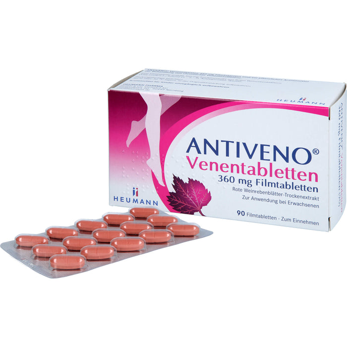 ANTIVENO Venentabletten 360 mg Filmtabletten, 90 pc Tablettes