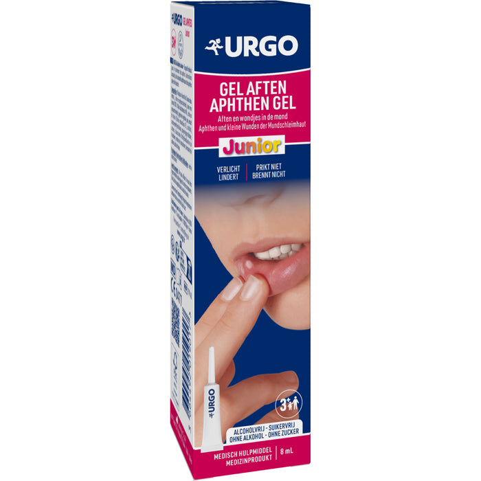 URGO Aphthen Junior Gel zur Behandlung von Wunden im Mund, 8 ml Gel