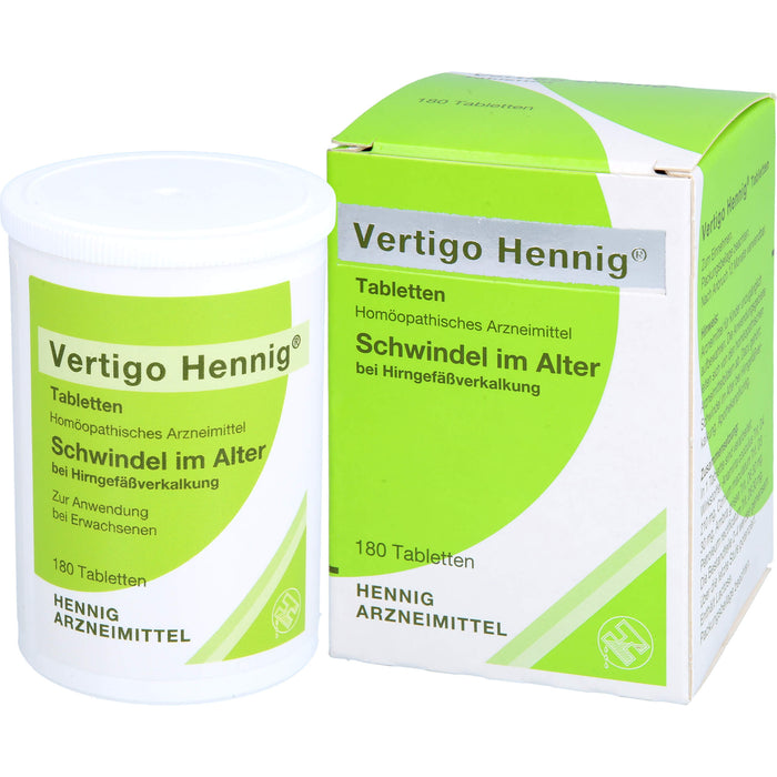 Vertigo Hennig Tabletten, 180 pc Tablettes