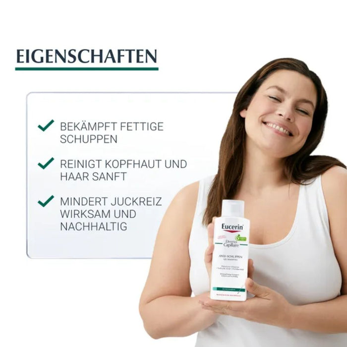 Eucerin Dermo Capillaire Anti-Schuppen Gel Shampoo, 250 ml Shampoo