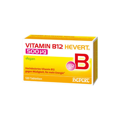 Vitamin B12 Hevert 500 µg Tabletten, 120 St. Tabletten