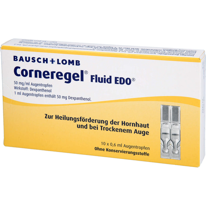 Corneregel Fluid EDO 50 mg/ml Augentropfen, 10 pc Pipettes à dose unique
